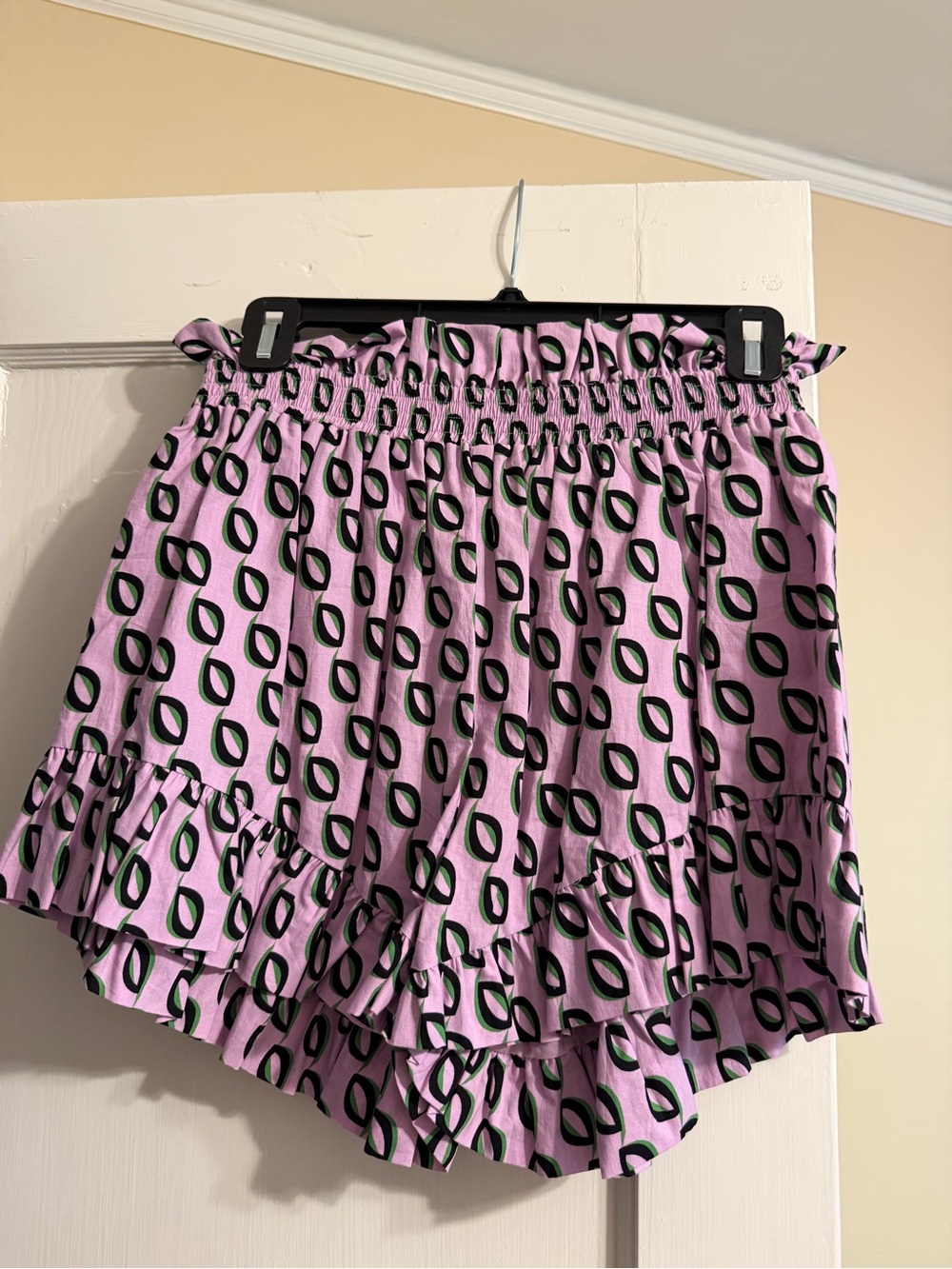 Cynthia Rowley High-Waist Ruffle Shorts. SIZE: S. NEVER WORN NWOT